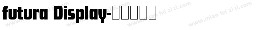 futura Display字体转换